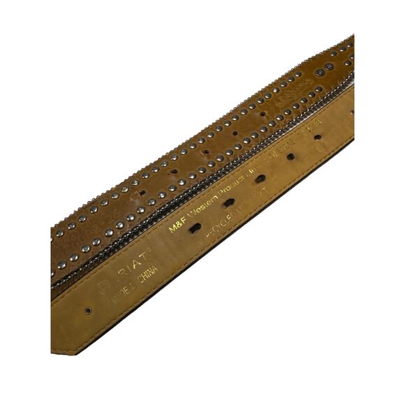 Brown and Turquoise Kids Belt Set - Picture 3 of 6